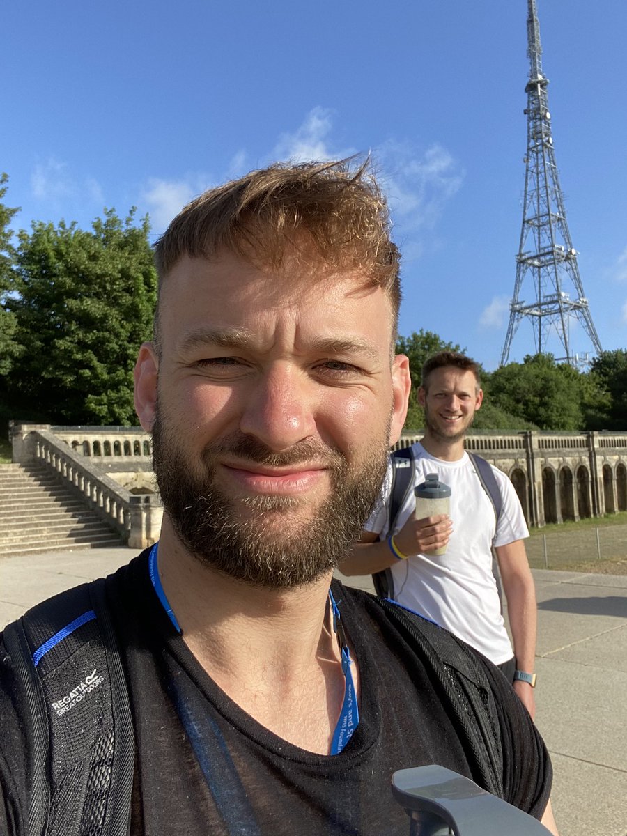 physiocurrie's tweet photo. Shout out to my hero who walked 5k up to highest point in London to deliver me a smoothie for breakie this morning beating his post stroke/cancer distance PB in the process. Love you @ChrisCurr1e https://t.co/wl5uhfuus9