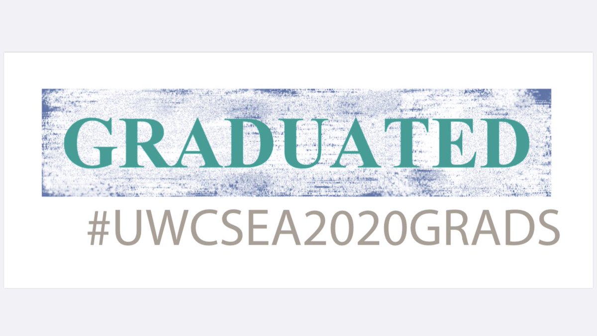 Congratulations to all our #UWCSEA2020grads , especially those from ⁦<a href="/TampinesHouse/">Tampines House</a>⁩. While we’re not celebrating in quite the same way as usual, you are in our hearts and thoughts especially today no matter where in the world you are. #uwcsea_east