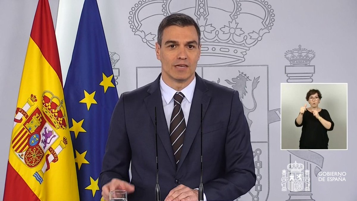 📢📢 ÚLTIMA HORA: Pedro Sánchez anuncia que la setmana vinent s'aprovarà l'ingrés mínim vital. És una mesura "històrica i permanent" que es començarà a cobrar al mes de juny i que beneficiarà gairebé 850.000 llars de tot l'estat espanyol. 
#coronavirus #rubicity