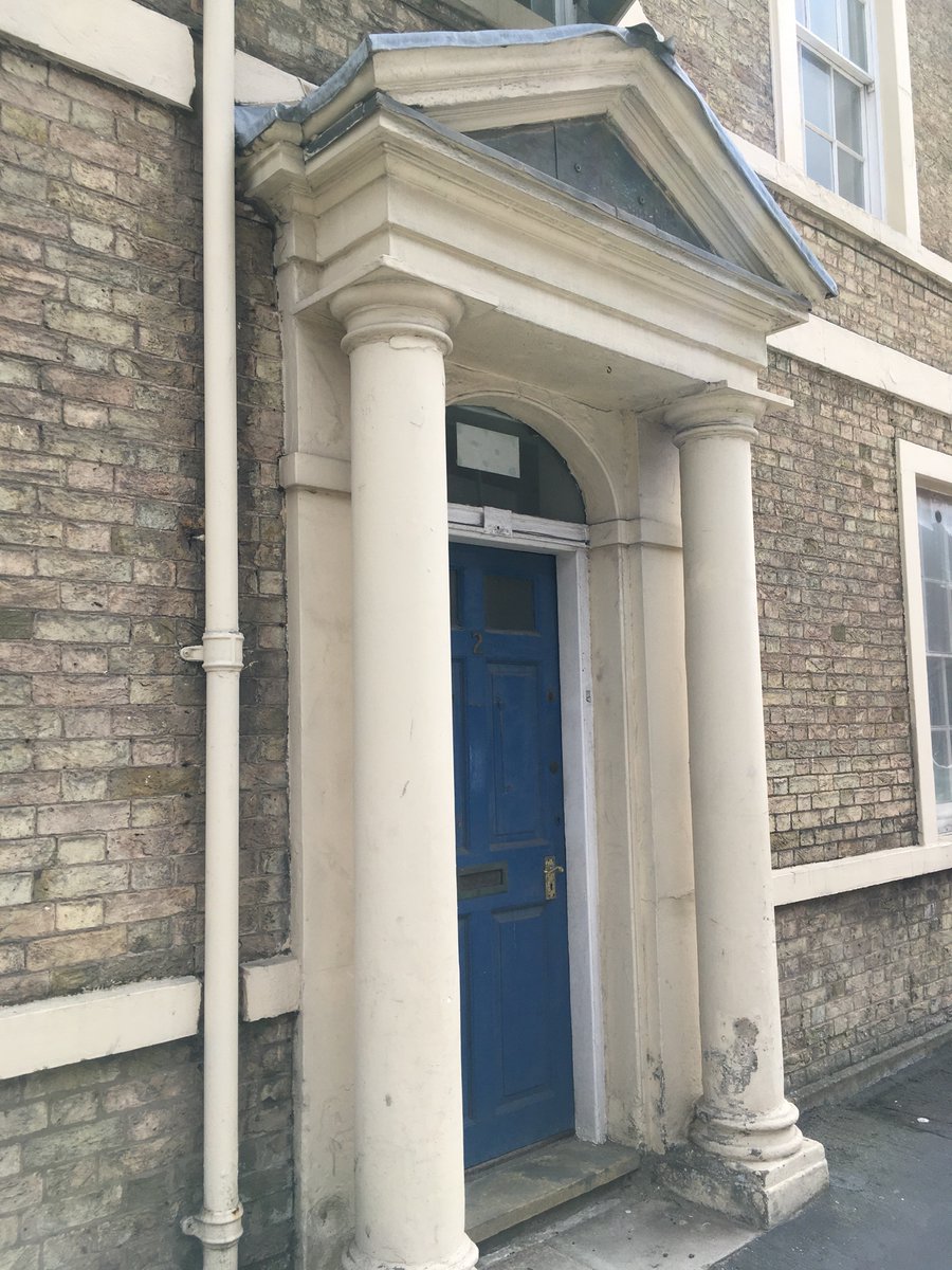 Currently available to let as offices ( as it has been for years) and once the home of a typewriter company, No. 2 is a lovely-looking late Georgian town house. Imagine the stories it holds.