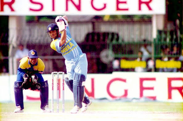 1996: Singer seriesTendulkar's first series as captain. Youngest Indian ODI captain, first Indian captain to score hundred on debut match as captain.