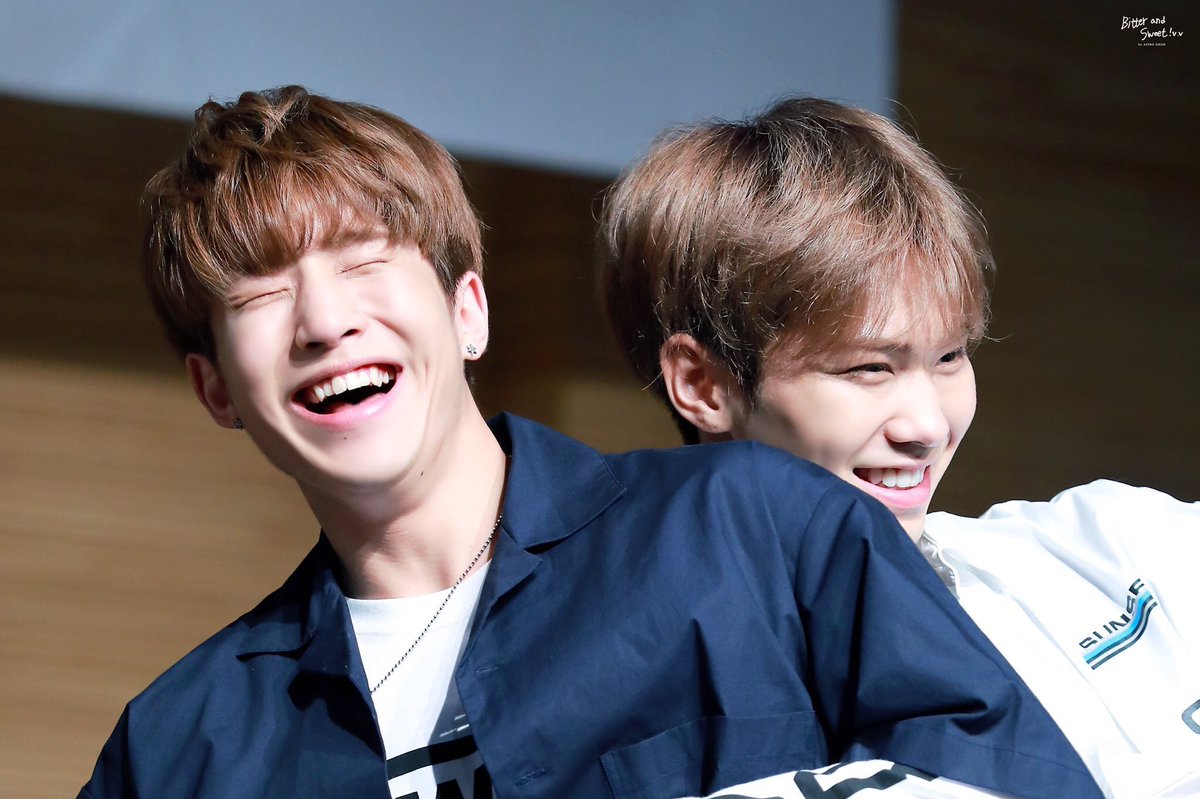 When minhyuk sees a jinwoo he must hug
