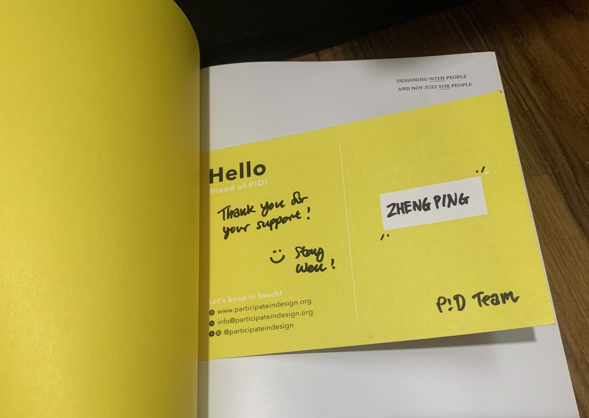 ZhengpingLiow's tweet image. Super nice for Participate In Design (singapore) - P!D for this card! #HeartWarming #ParticipatoryDesign #AlternativePractices
