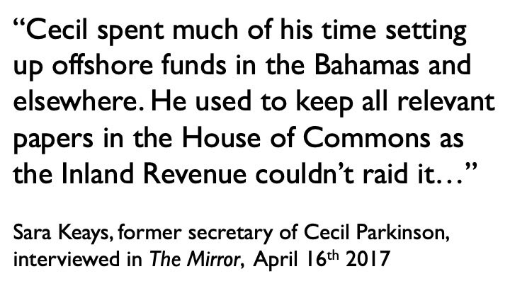 In the same interview, we learned something new about Parkinson’s devout love of money… This doesn’t sound awfully legal…   #crooks  #liars  #ToriesOut