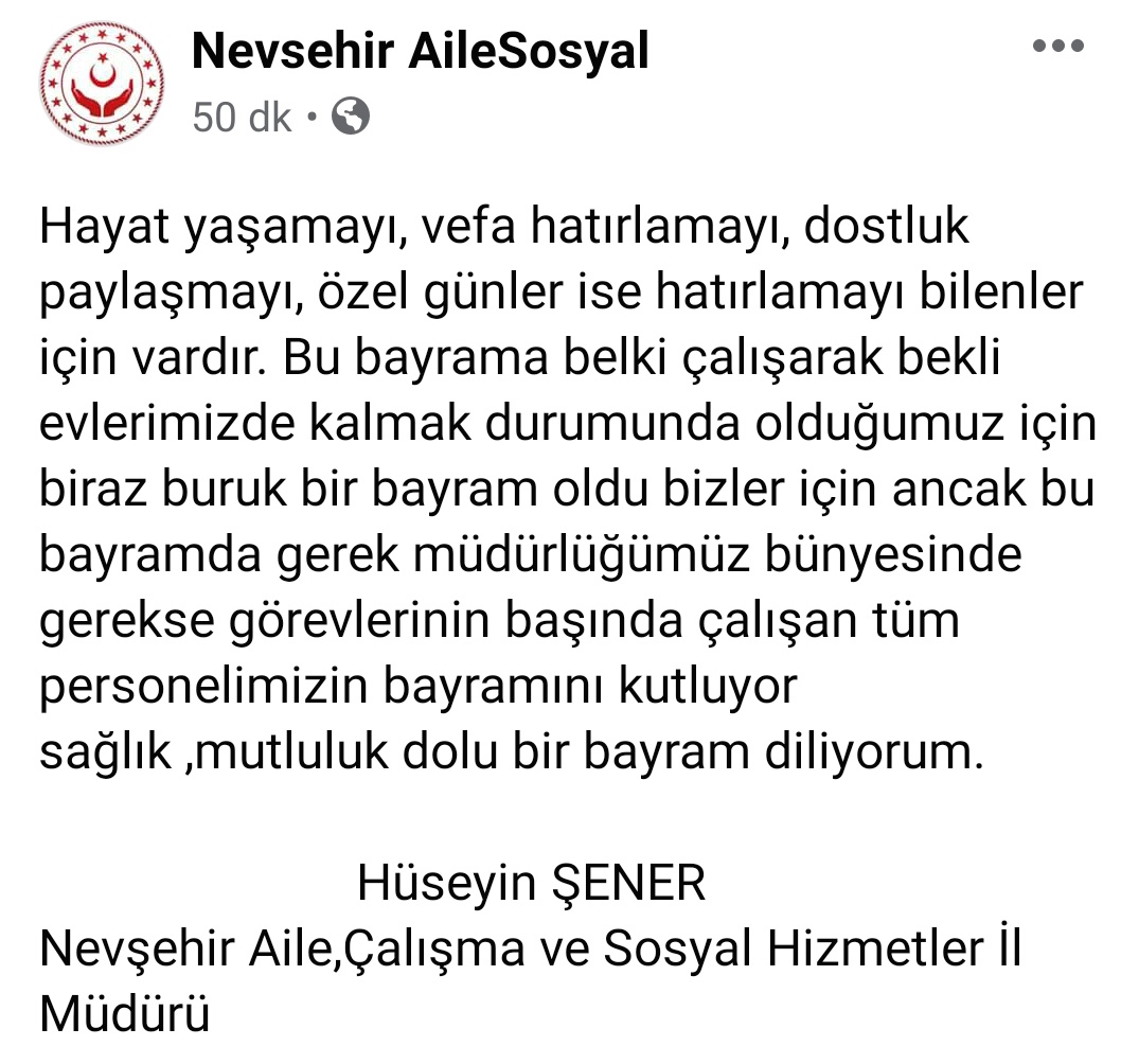 NevsehirAshim's tweet photo. #RamazanBayramiKutluOlsun
@NevsehirAcshim @ailevecalisma @ZehraZumrutS @msbagli @Ahmet_Erdem60 @evkaf @NevsehirShm @NevsehirValilik https://t.co/uh9GlWGT4n