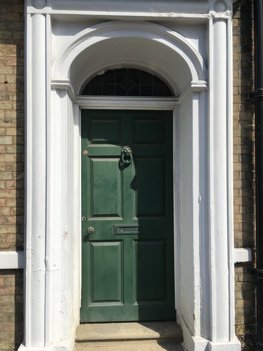 According to contemporary trade directories, he lived at No 2 Baker St. He’s listed as a stonemason and architect. This was his front door.
