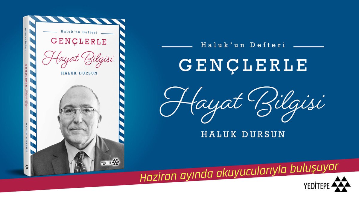 Haluk Hoca'nın bir ağabey kimliği ile hayatın her alanında yararlanılabilecek önerilerini biraz eğlenceli, biraz da abartılı bir uslüpla, gençlerle paylaşmış olduğu "Haluk'un Defteri: Gençlerle Hayat Bilgisi" kitabı Haziran ayında okuyucularıyla buluşuyor.