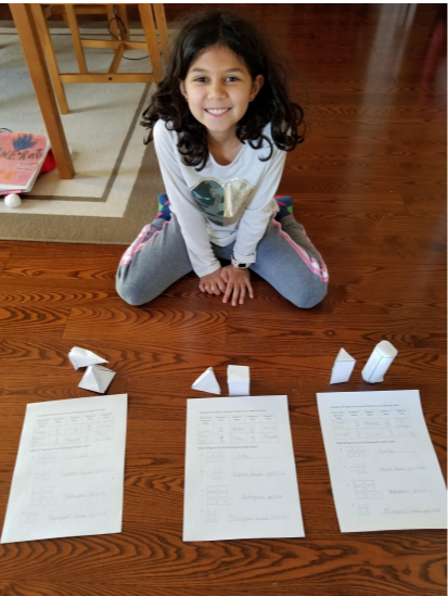 sdunning11's tweet photo. Building more 3-D figures from nets and learning about properties of prisms and pyramids!  Way to go Grade Threes! It's all about the base! @StTimothyHCDSB https://t.co/EfqOUAx8yb
