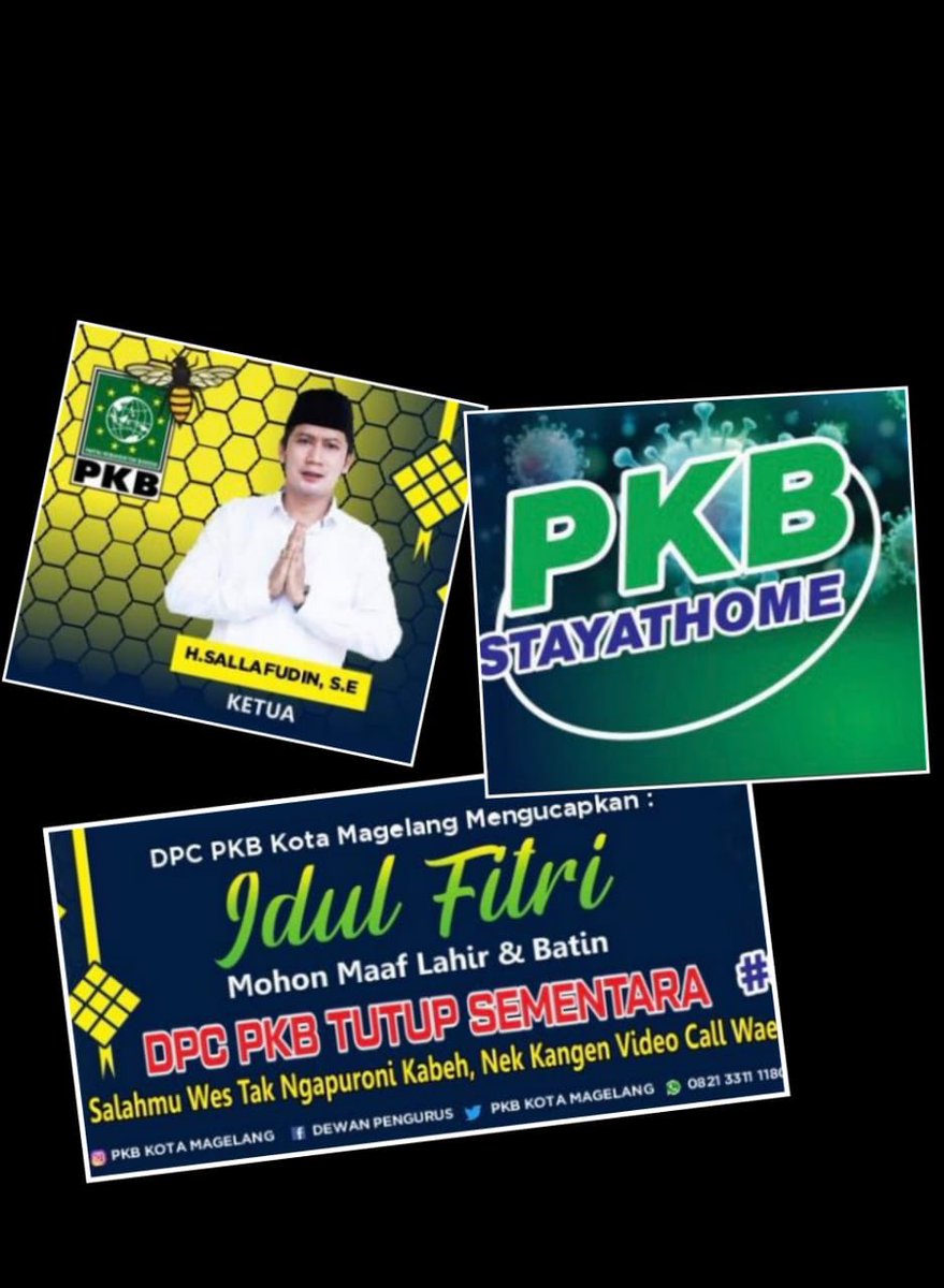 sallaf_mgl's tweet photo. •• MAAF LAHIR BATIN •• JAGA diri-JAGA keluarga- JAGA lingkungan #stayathome #sallafudinmagelang #dpckotamagelang https://t.co/9KzdK0TMlM