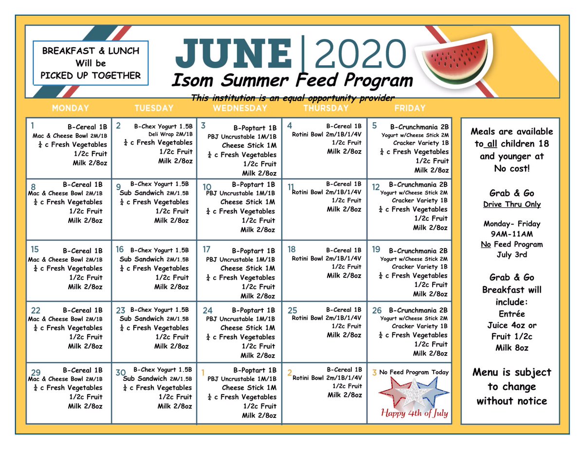 FREE breakfast and lunch all summer! Available to ALL children 18 &amp; under!
<a href="/GwoodMS/">Greenwood Middle School</a> <a href="/sw_pto/">SW Elementary PTO</a> @Greenwoodsupt <a href="/GWSNortheast/">Northeast Elementary</a> <a href="/ISOMwildcats/">ISOM Elementary</a> <a href="/WWELEMGreen/">Westwood Elem School</a> <a href="/GHSWoodmen/">GHSWoodmen</a>