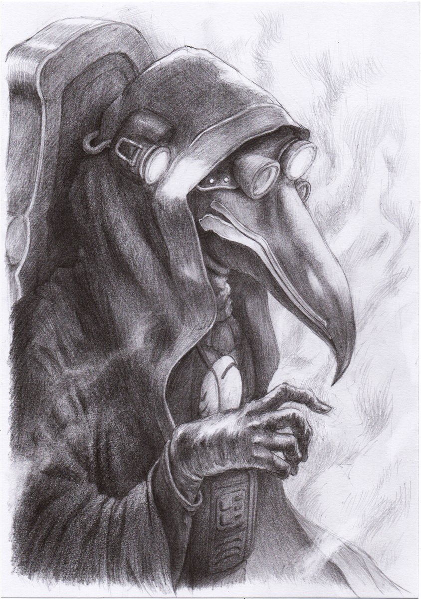 メイドインアビスより 神秘卿 神秘のスラージョ を鉛筆で描きました