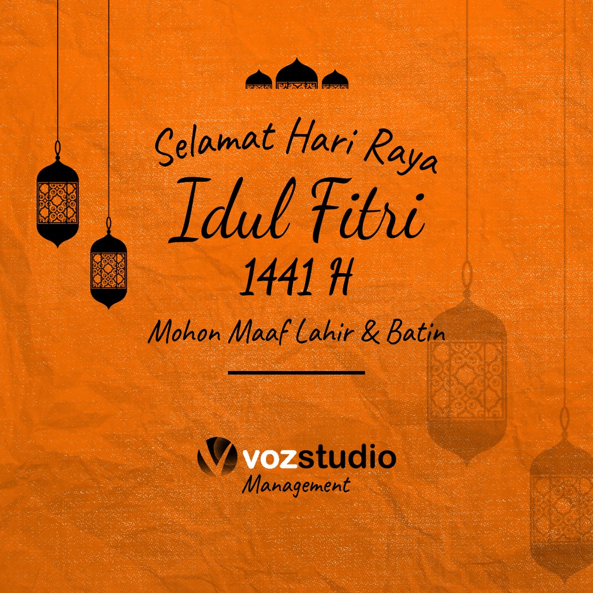 VozStudio's tweet image. Minal Aidzin Walfaidzin, mohon maaf lahir dan batin #iedmubarak #1441H #vozstudio #yogyakarta #stayhome #staysafe