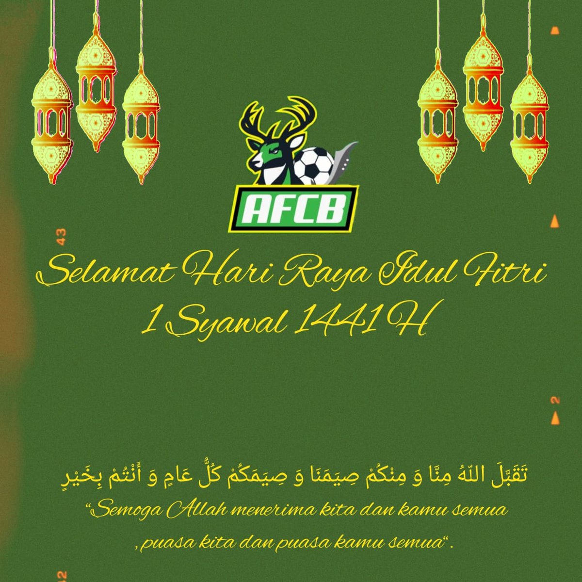 Mohon maaf jika kami ada kesalahan dan mohon maklum jika kami masih ada kekurangan. Rayakan hari kemenangan ini dengan suka cita.