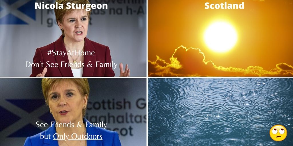 Is it just me or...🙄 #lockdown #scotland #NicolaSturgeon