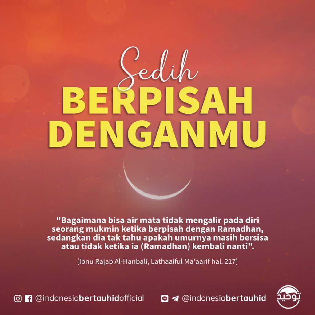indonesiatauhid's tweet photo. Sedih Berpisah Denganmu⁣ https://t.co/Ux9ELd4J6G