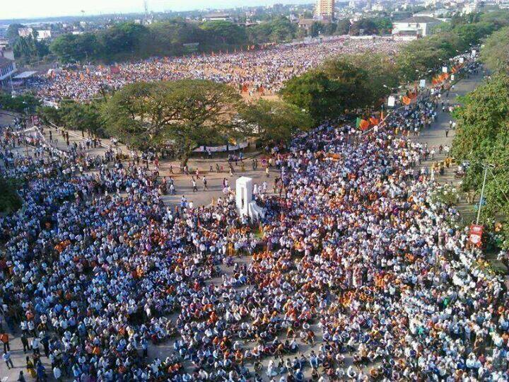 These beautiful images of the famous Mangalore Rally of 2019. We in this region treat Modi ji as our own. It was a proud moment for everyone when Modi ji called Coastal Karnataka "The land of nationalists" 