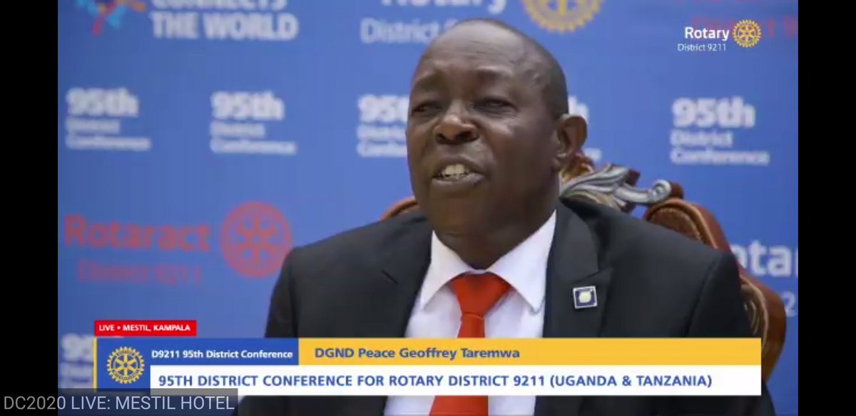 RCKla7Hills's tweet photo. District Governor @xsentamu introduces the District Governor Nominee Designate (DGND) 2022-2023 for the newly created Rotary District 9214 DGND Peace Geoffrey Taremwa @PeaceTaremwa
#DCA95 #RotaryDC2020 #RotaryConnect https://t.co/8FYguuNn3T