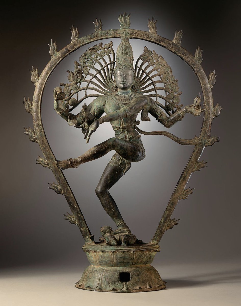 The depiction of Mahādeva as Naṭarāja has to be one of the pinnacles of Indian artNaṭarāja is perhaps best remembered from the Chola bronzes of 10th and 11th cen - one of which is sampled below (from LA museum of art)But that zenith was reached after centuries of evolution