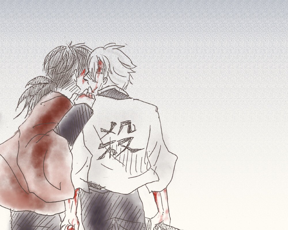 ぎゆさね キスの日 過去ぎゆさね あの頃はいつも血の味がした イナ 10 16西2マ23bのイラスト