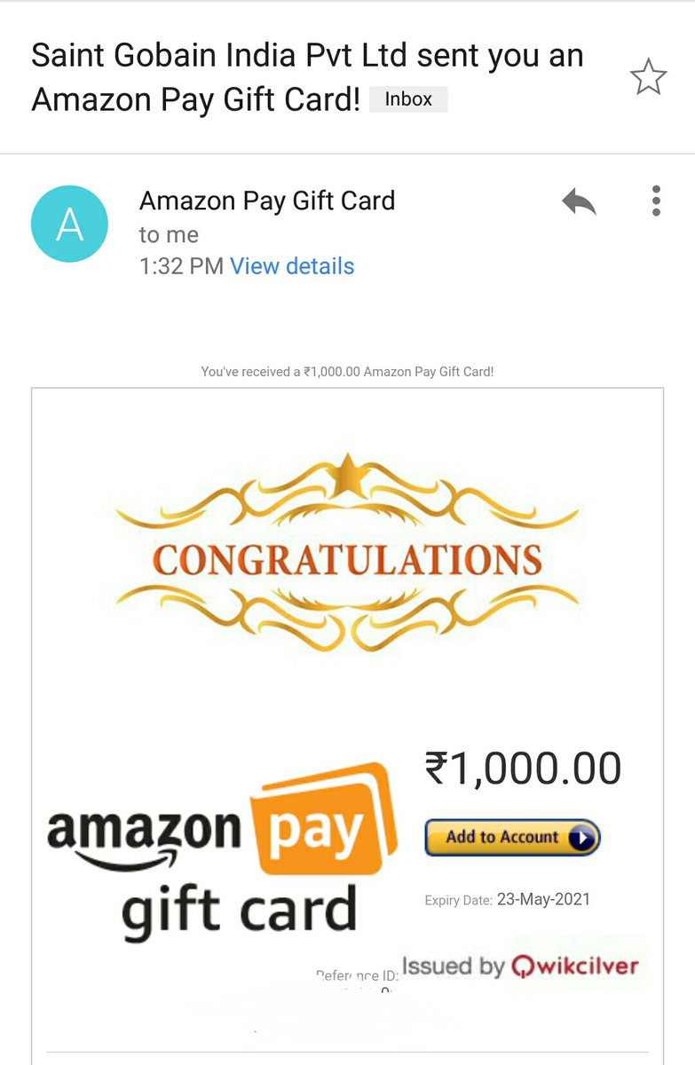 Fahim6t's tweet photo. Thank you So Much @saint_gobain_in ❤
#ReuseToRestore
#50thEarthDays
Special thanks to @india4contests https://t.co/Fo28VMd5E3