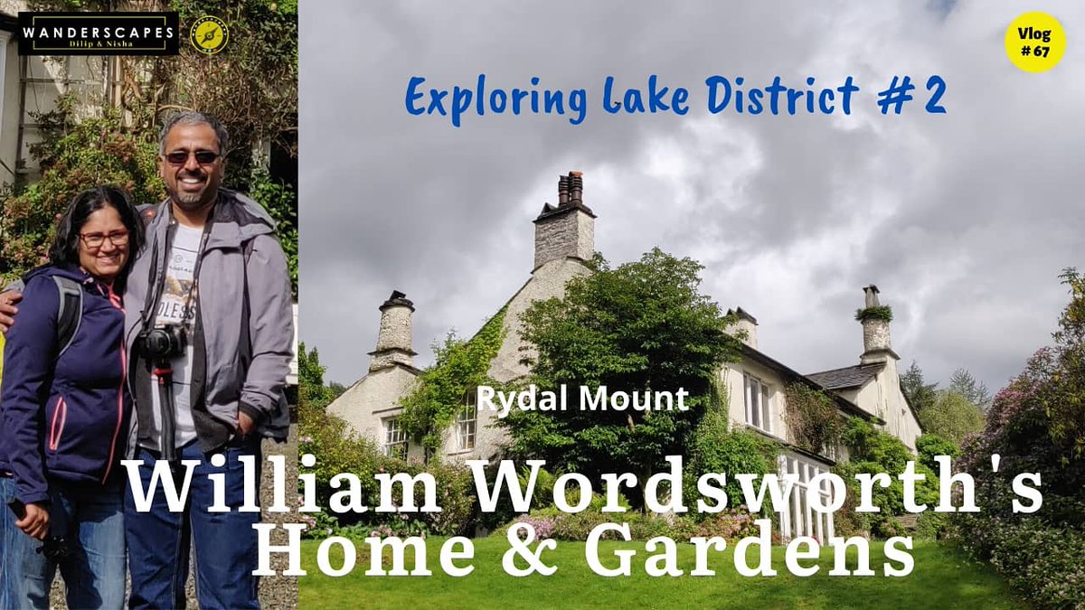 pdilip50's tweet photo. Next in our #ExploreLakeDistrict series is a visit to Rydal Mount, the house where William Wordsworth spent the final 37 years of his life.
Video on our YouTube channel ๐ https://t.co/HTn3ghpsJV
#Rydalmount #williamwordsworth #daffodils #gardens https://t.co/MSZ5IHmmLk