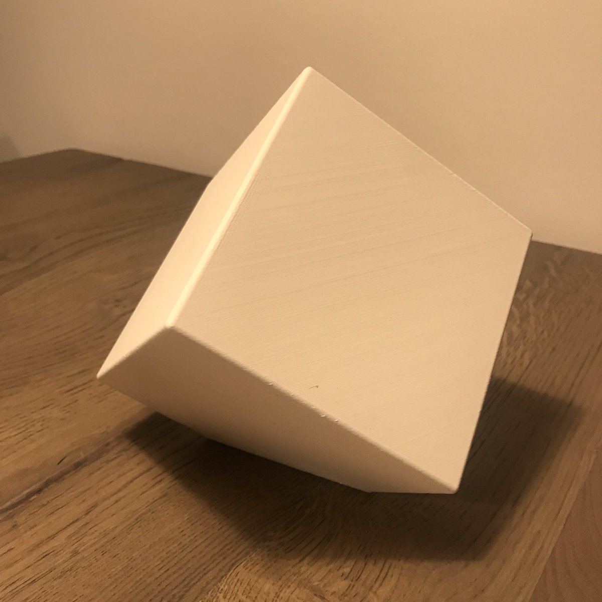 The3DSmith's tweet photo. When the light is ON 🔌 it looks great!!! 3D printed Cube lamp for the Ikea Ledberg LED.
#ikea #led #ledberg #lamp #cube #ikeahack #ilumination #3dmodeling #3ddesign #3dprinting #3dprinted #3dprint #solidworks #colorfabb #creality3d #crealitycr10
#diy #utrecht #netherlands https://t.co/6HSV0LF5PN