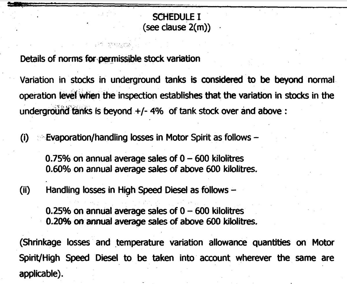 HemantSirohi1's tweet photo. @cmdbpcl @CmdHpcl @ChairmanIOCL Now since Yr #UGTs stands uncalibrated & are illegal & now how far suspension of sales/termination of dealership is justified? Moreover how is this stock variation even calculated? Will Industry be sharing #Standard_Operating_Procedure for same? https://t.co/IzCMWa12ih