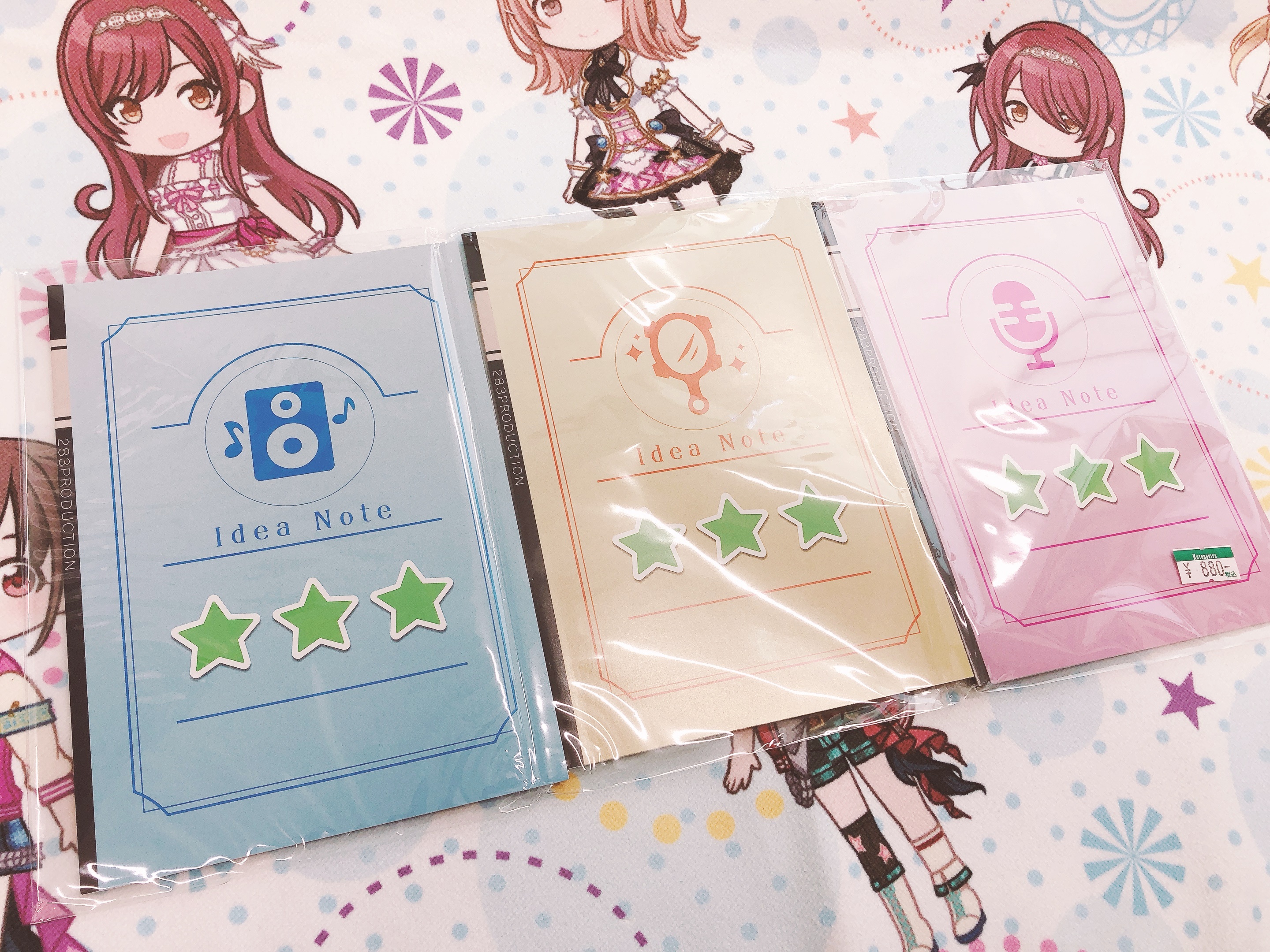 コトブキヤ立川本店 立川本店2f アイドルマスターシャイニーカラーズ より アイデア ノートセット 0込 が販売中です プロデュースモードのファン感謝祭でドロップするアイデアノートをイメージしたアイテムです 中身は無地なので自由に