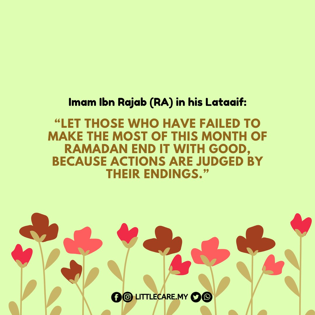 LittlecareMy's tweet photo. Berbaki waktu.
Selamat mengejar sisa-sisa ramadan yang bakal berakhir.
Teruskan doa dan beramal!

#littlecareshare #sayonararamadhan #Littlecaremy https://t.co/EGFxBmBKyU