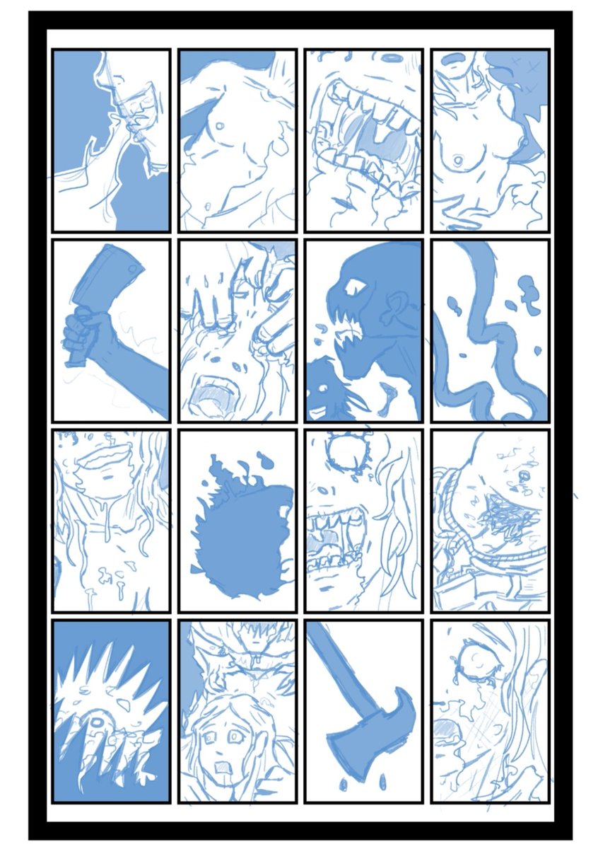 HCisper's tweet photo. Pretty much from sketch to finished page.
#QuarantineZoneZ #QZZ #ZoneZ #KarantæneZoneZ #indiecomic #indiecomics #comic #comics https://t.co/lWVxyZABKy