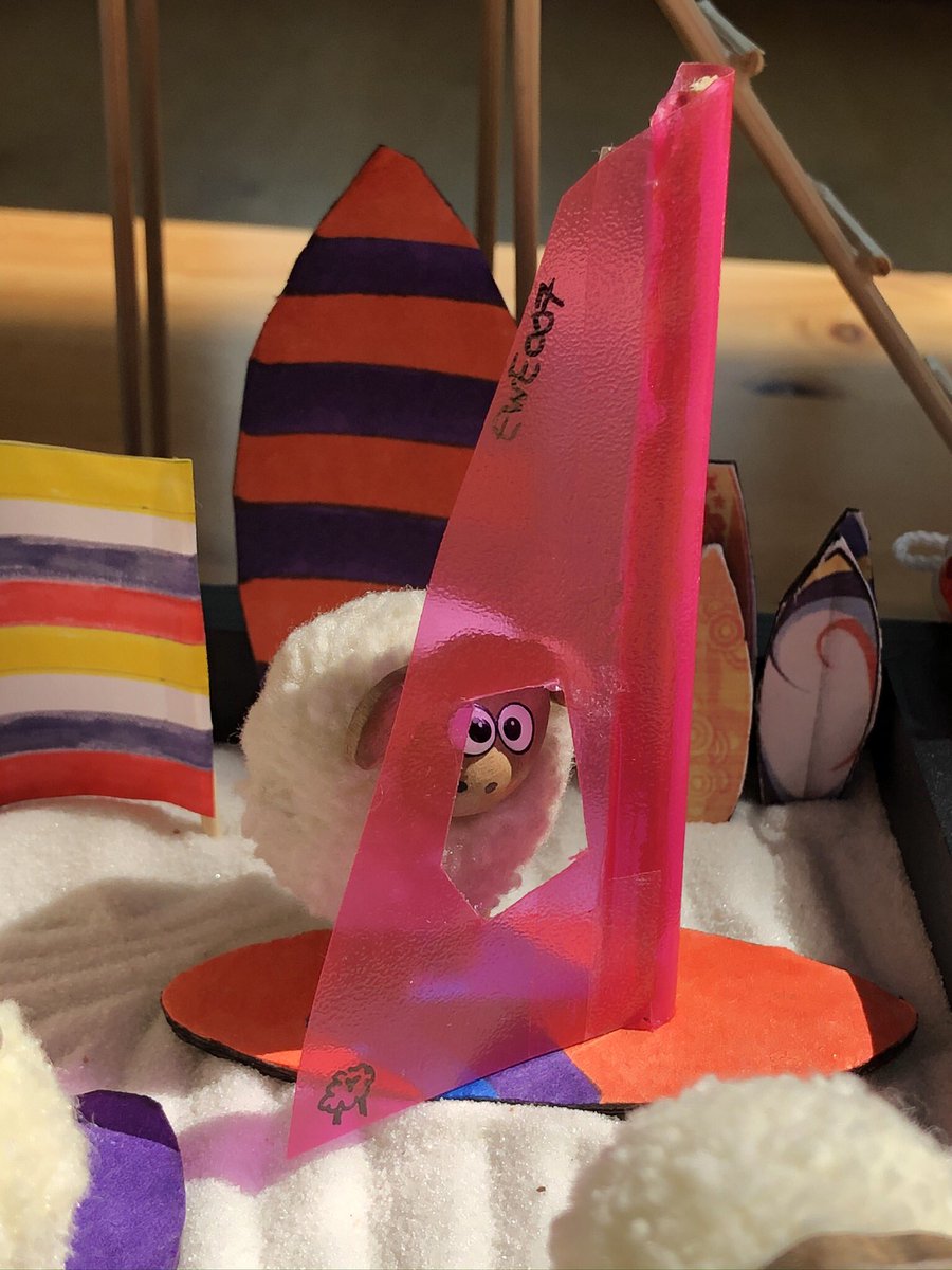 Titch_Sheep's tweet image. Baa, blowing a hooley outside but me beach is in a lovely sheltered cove for me  surf shack 😊 The family flock are learning to surf, sailboard and SUP before going out on the sea later. Don’t worry #FlockWatch are on standby 😉😊🏄‍♂️#BeachIsolation #FlockPower