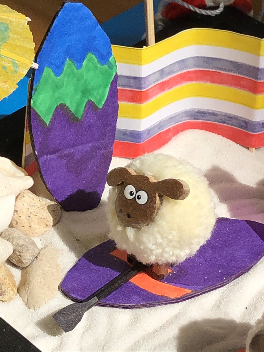 Titch_Sheep's tweet image. Baa, blowing a hooley outside but me beach is in a lovely sheltered cove for me  surf shack 😊 The family flock are learning to surf, sailboard and SUP before going out on the sea later. Don’t worry #FlockWatch are on standby 😉😊🏄‍♂️#BeachIsolation #FlockPower