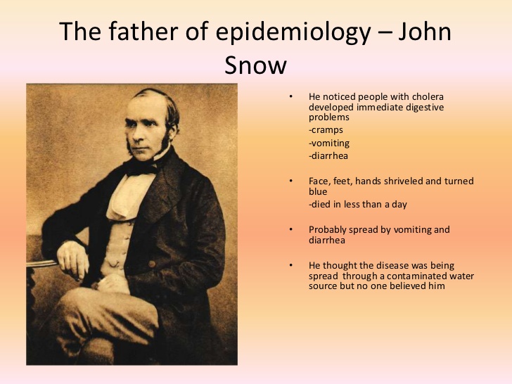 In brief, John Snow investigated the cause of cholera by carrying out the first known epidemiological study. The Broad Str pump had water contaminated with sewage, which in turn caused the cholera.  #epidemiology  #mentorshipzim