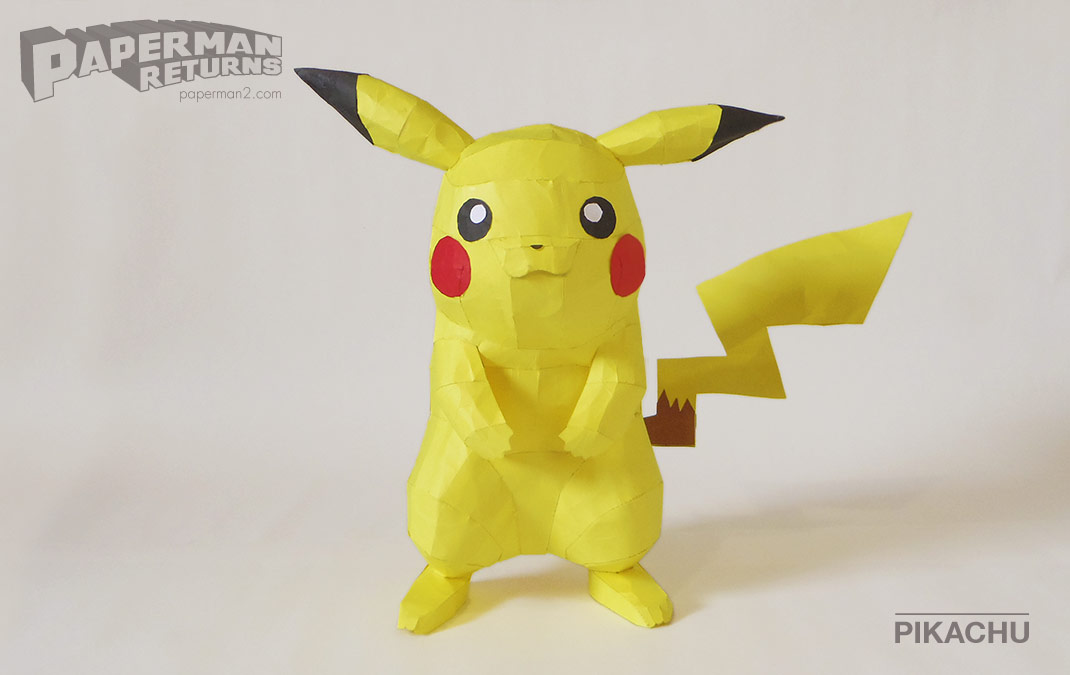 Ninjatoes Free Papercrafts It S Been A While Since Paperman64 Released A New Papercraft But It S Always Good And I Think Lots Of People Will Like His New Pikachu