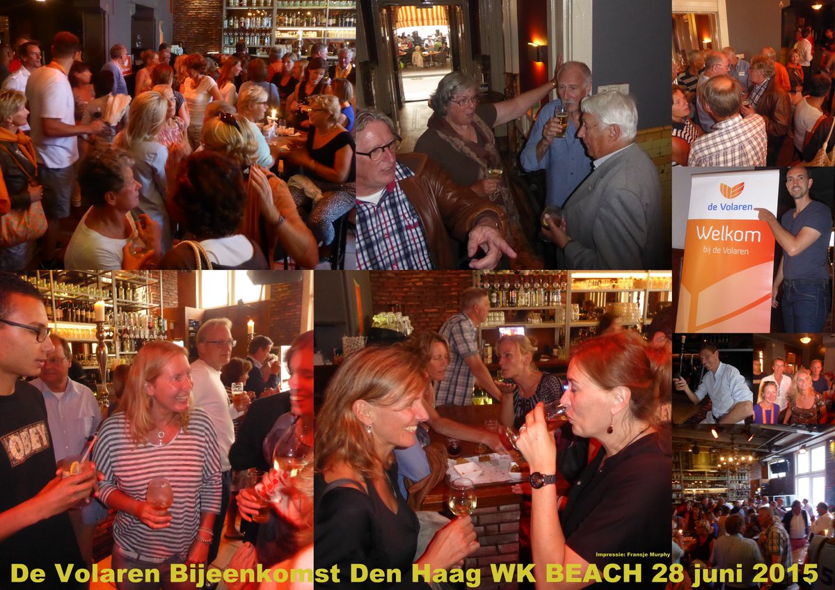 De Volaren bestaat 5 jaar! Op dit moment zullen we het met prachtige herinneringen moeten doen. Lustrum bericht 4: 
WK BEACH Den Haag 28 juni 2015 Volaren bijeenkomst vooraf.  
Op de website devolaren.nl staan bijna alle nationaal teamfoto’s per jaar va 1964! Jij ook?