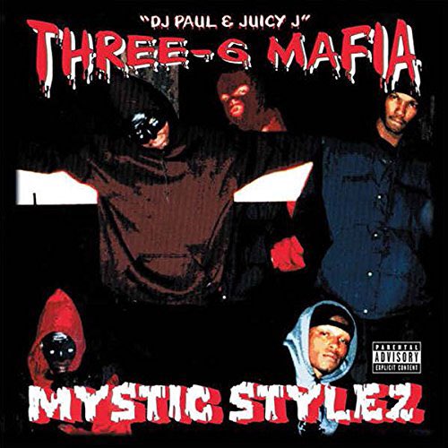 Three 6 Mafia - Mystic Stylez (1995)Le pilier vedette de cette scène. La Three 6 a exposé au monde entier, avec cet album, les penchants horrifiques du rap de Memphis. Inspiré par les histoires de divers serial killers, ce projet a encore aujourd’hui un impact considérable.