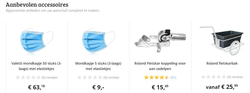DavidVergucht's tweet photo. Online ideeën aan het opdoen voor een #fietskar voor #thuislevering #apotheek...
De 'aanbevolen accessoires' zijn wel wat vreemd... 🙄😷
#COVIDー19 #HetLooptUitDeHand https://t.co/CeBBKooHh8