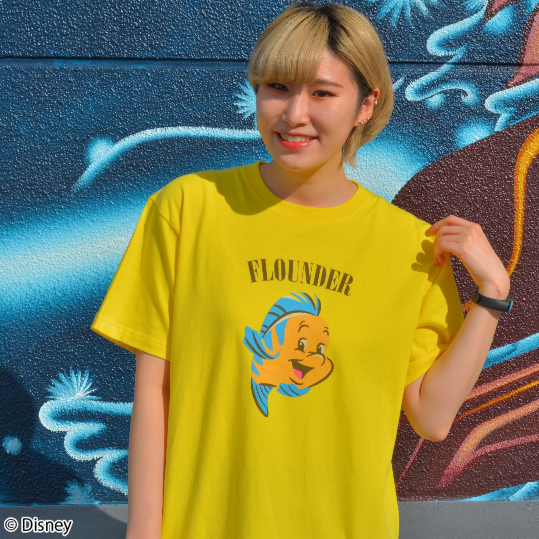 パニカムシュシュ　リトルマーメイド30周年　アリエル　ロングTシャツ　ディズニー Amazon | ディズニー リトルマーメイド 30周年記念 アリエル T
