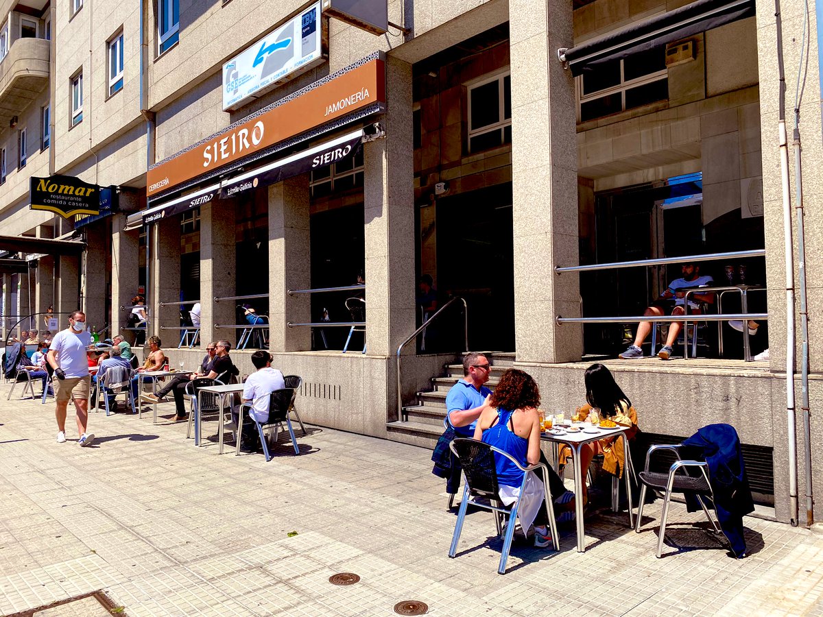 Buenos días #Coruña
23Mayo2020
Comida para llegar y #LaTerrazaDelSieiro 
#EsteVirusLoParamosUnidos 

Hoy ofrecemos
🗓 
Paella
Colas de langostino
Carrilleras
Cinta de lomo
Salpicón de marisco
Chipirones en su tinta
Tortilla ( cebolla,chorizo..)

☎️981250823
🕘9:00 - 14:30