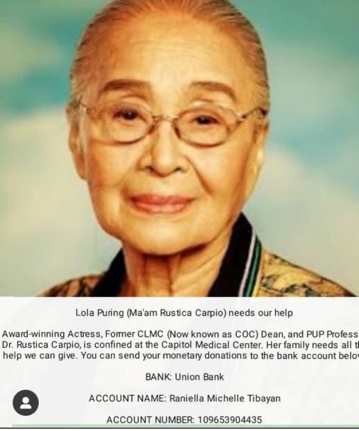 agot_isidro's tweet photo. Let’s help Lola Puring! https://t.co/i51dcvEx2S