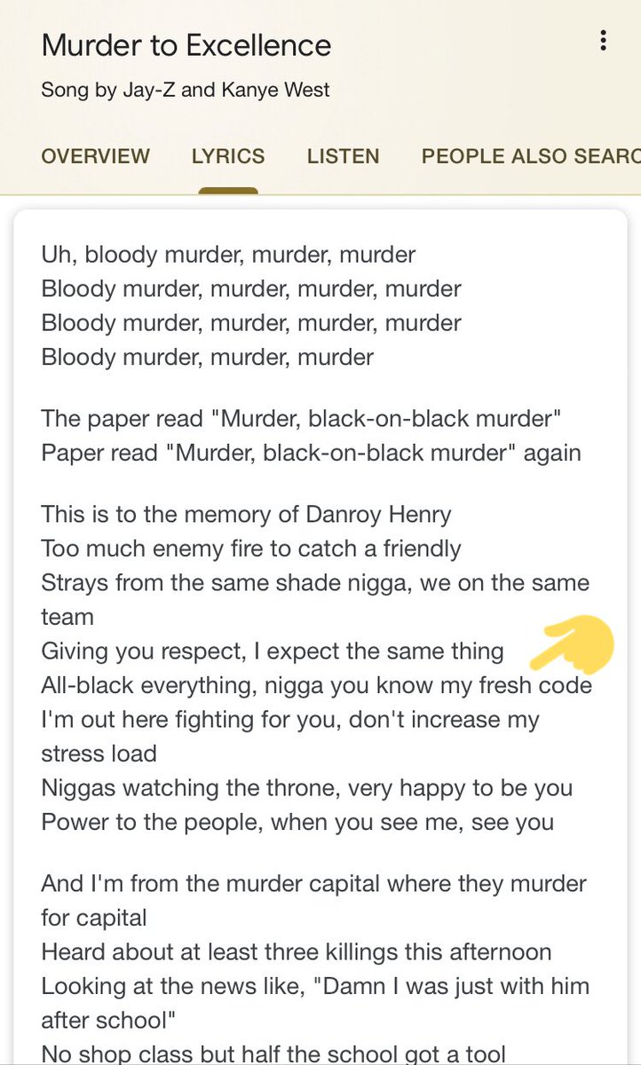 zhenmeiyouni's tweet image. The twit was actually a part of Jay-Z and Kanye's song. Of course I know it could be uncomfortable that other races of singer posted a disparaging word, but I don't want to let you misundetstand further
