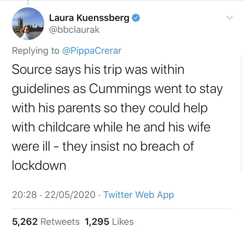 The trend of political journalists using ‘sources’ was exposed by Laura Kuenssberg wading in to counter another journalist’s story (presumably where due diligence had been undertaken). The political journalist should be questioning No 10, not anonymously doing their job for them.