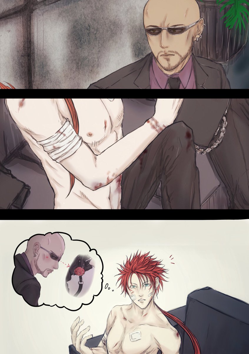 ?⚡ルドレノ ③
① https://t.co/2pyH4U9tgP
②
https://t.co/C2q40bM2JX
Reno made this joke as he found that Rude felt upset for him, of course Rude also knew why Reno makes this joke, so finally…?
