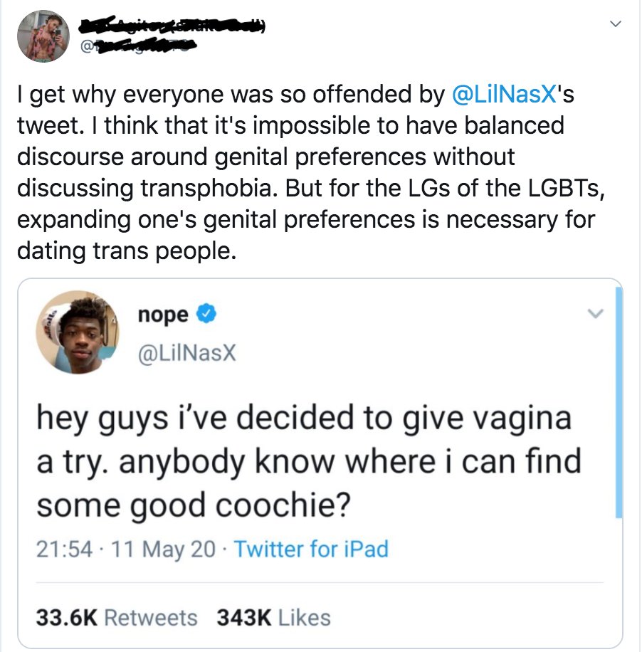 Riley J, Genital Preferences are Transphobic, Dennis. https://www.youtube.com/watch?time_continue=1&v=k5GYlZKfBmI&feature=emb_logo