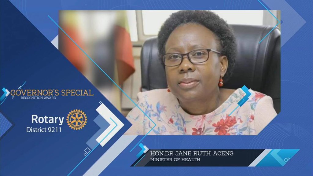 Governor’s Special recognition @JaneRuth_Aceng 👏🏾👏🏾 thank you for all you are doing in the fight against #COVIDー19  #DCA95 #RotaryDC2020