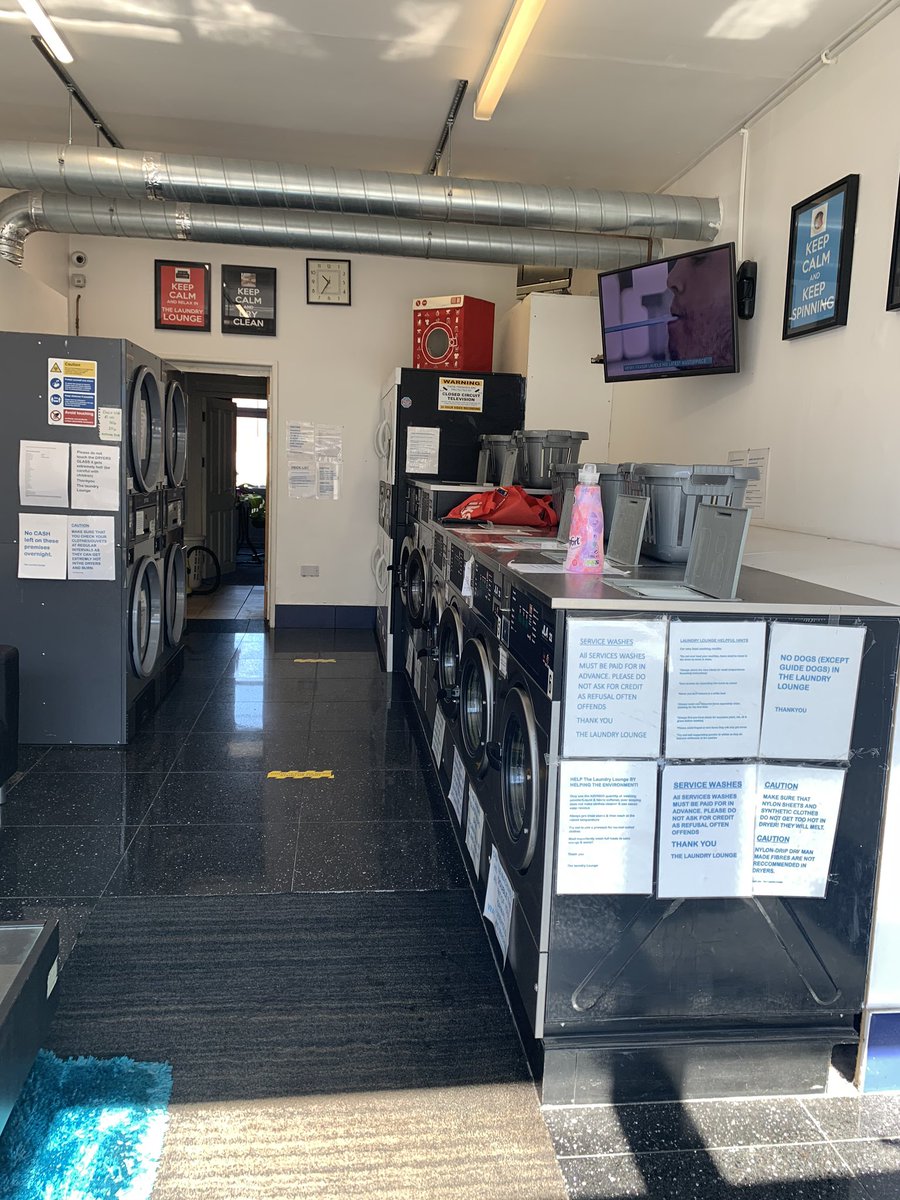 laundryglos's tweet photo. We are OPEN all weekend 9-8pm  &amp; an attendant here from 10-1pm everyday #open all weekend #10-1pmattendant# covidsignsup#socialdistancing#bestlaunderetteingloucester https://t.co/8RKo1ycMzk