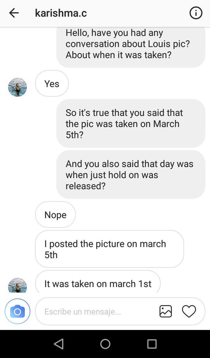 So larries claim that this girl was asked not to post this pic until Hold on by louis was released later that year just to make their delusions seem real bu the girl denied it and said she took the pic on the 1st of march and posted it only days later and they claimed it unseen