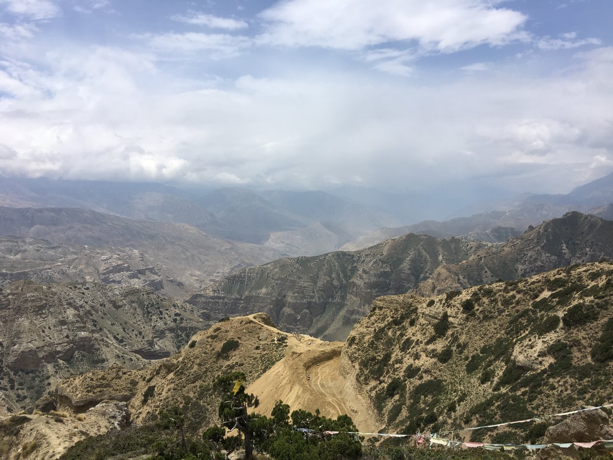 We saw some construction work on the way to upper mustang. The same road goes to Koro La boarder point between Nepal and Tibet (China).