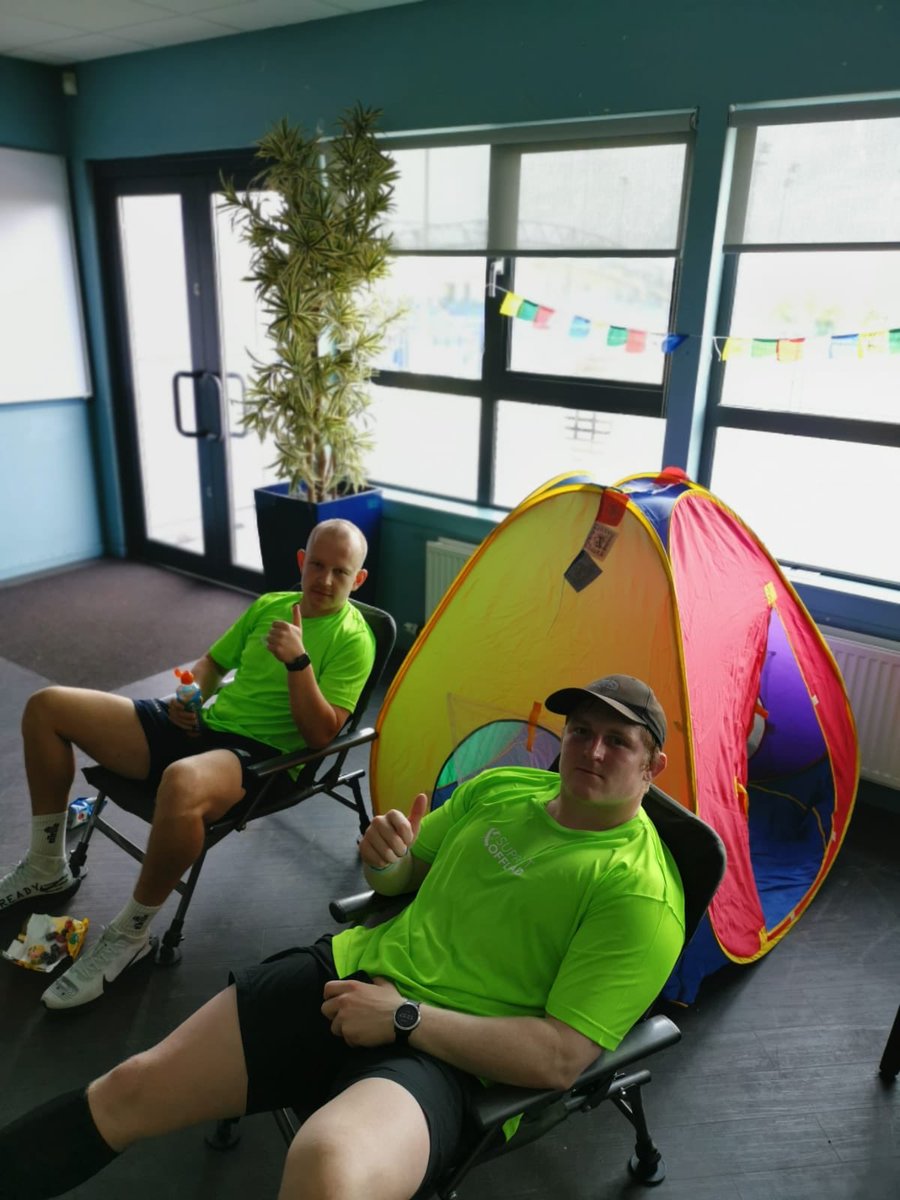 We’ve just hit Base Camp ahead of target time! Time for a well deserved rest for <a href="/wilsontom10/">Tom Wilson</a> and <a href="/JJEMatthews/">Johnathan Matthews</a>! #EverestChallenge #SupportAndOffload