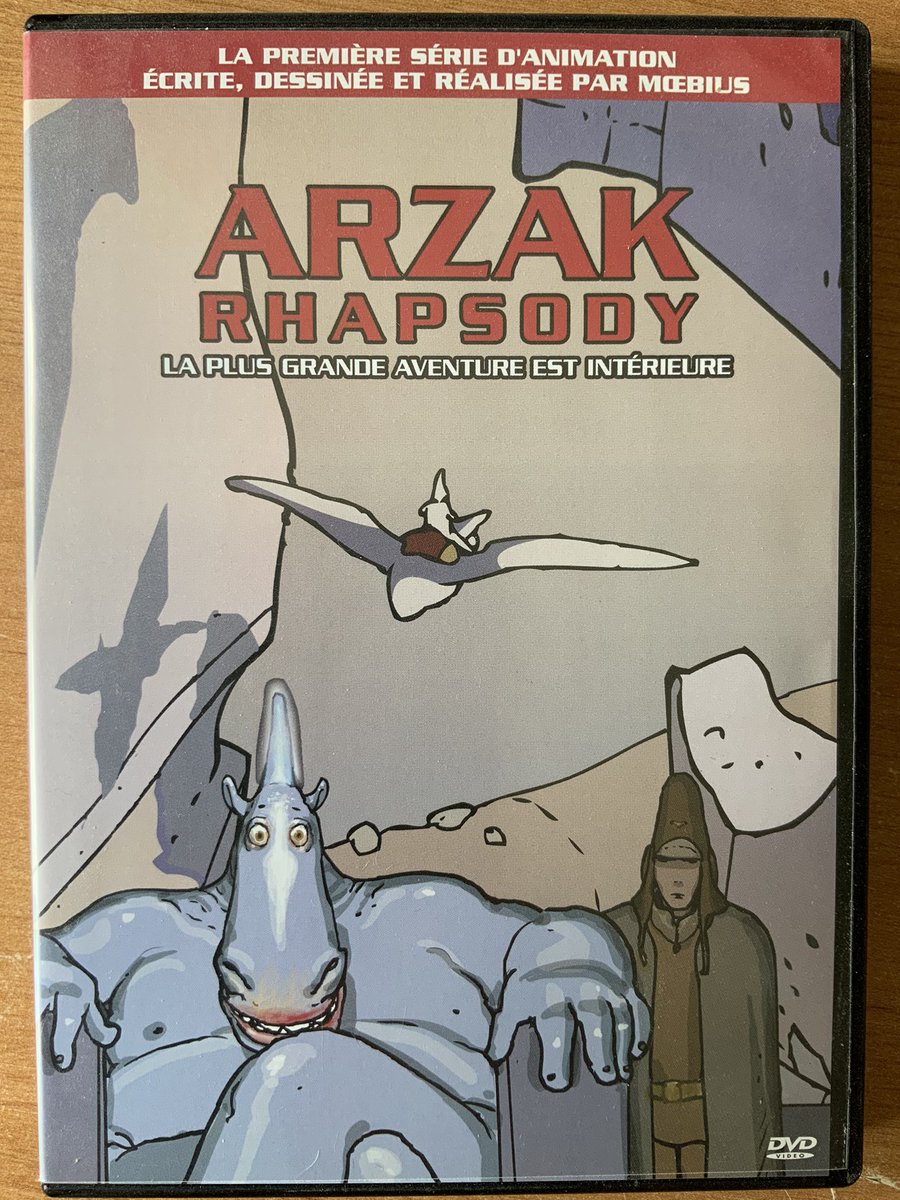 “Arzak Rhapsody” 2003. All episodes of the animated Moebius TV show set in the fantastical dream-like ‘Desert B.’